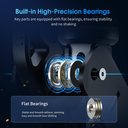 SIMSONN SQ Pro Racing Simulator Shifter - High-Precision Hall Sensor, 20 CM Handle