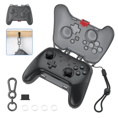 Tiiletzote Controller Case for Nintendo Switch Pro - Black, Travel Storage Bag for Game Controller, Model T-CB16-SWPBlack