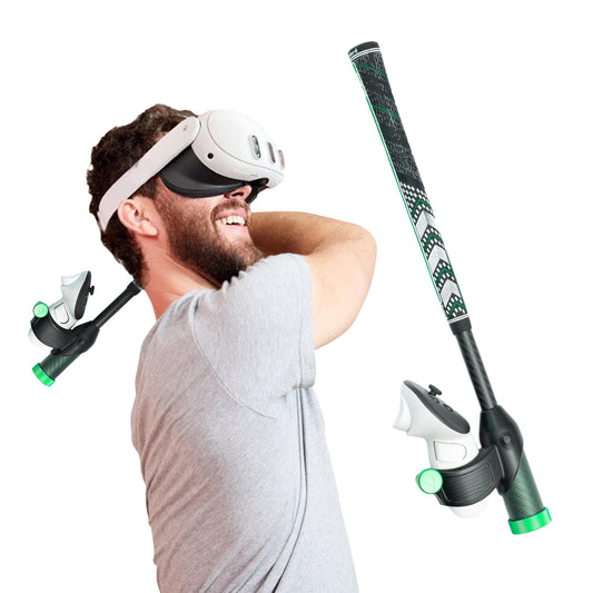 DeadEyeVR - DriVR fine design Mini - Golf Club for Virtual Reality - Realistic VR Golf Simulator Handle - Adjustable Weighted VR Golf Club Grip for Enhanced Play