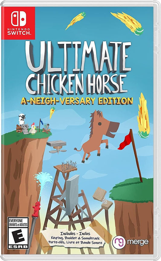 Merge Games Ultimate Chicken Horse - A-Neigh-Versary Edition for Nintendo Switch - Multi-Colored - Model 819335021082