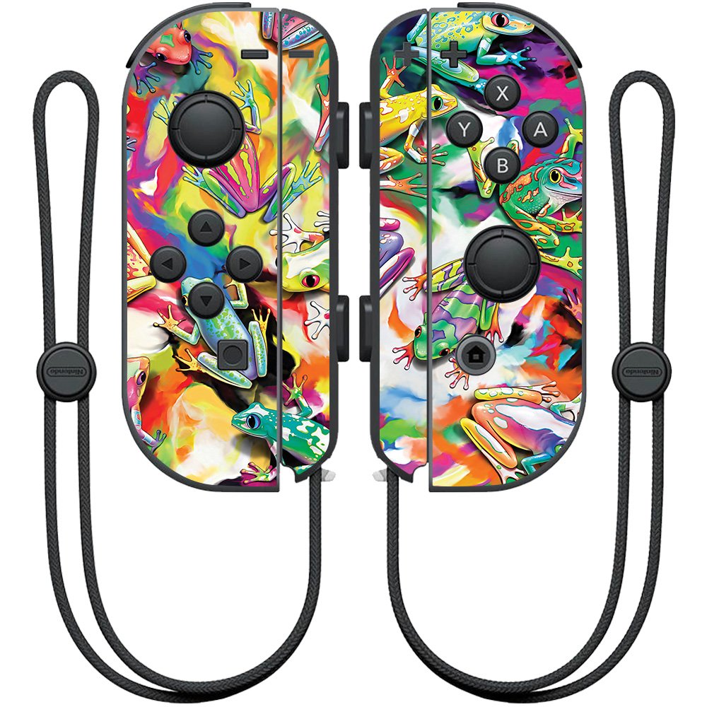 MightySkins Skin Compatible with Nintendo Joy-Con Controller - Wet Paint | Protective, Durable, and Unique Vinyl Decal wrap Cove