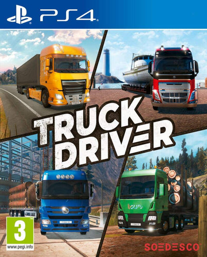 Soedesco Truck Driver - PlayStation 4 (PS4) Game, Model TRD-PS4, Exciting Truck Simulation Experience