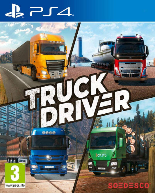Soedesco Truck Driver - PlayStation 4 (PS4) Game, Model TRD-PS4, Exciting Truck Simulation Experience