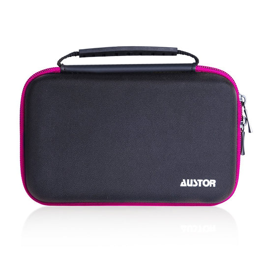 AUSTOR Case for Nintendo New 3DS XL - Nylon, Black + Rose Color
