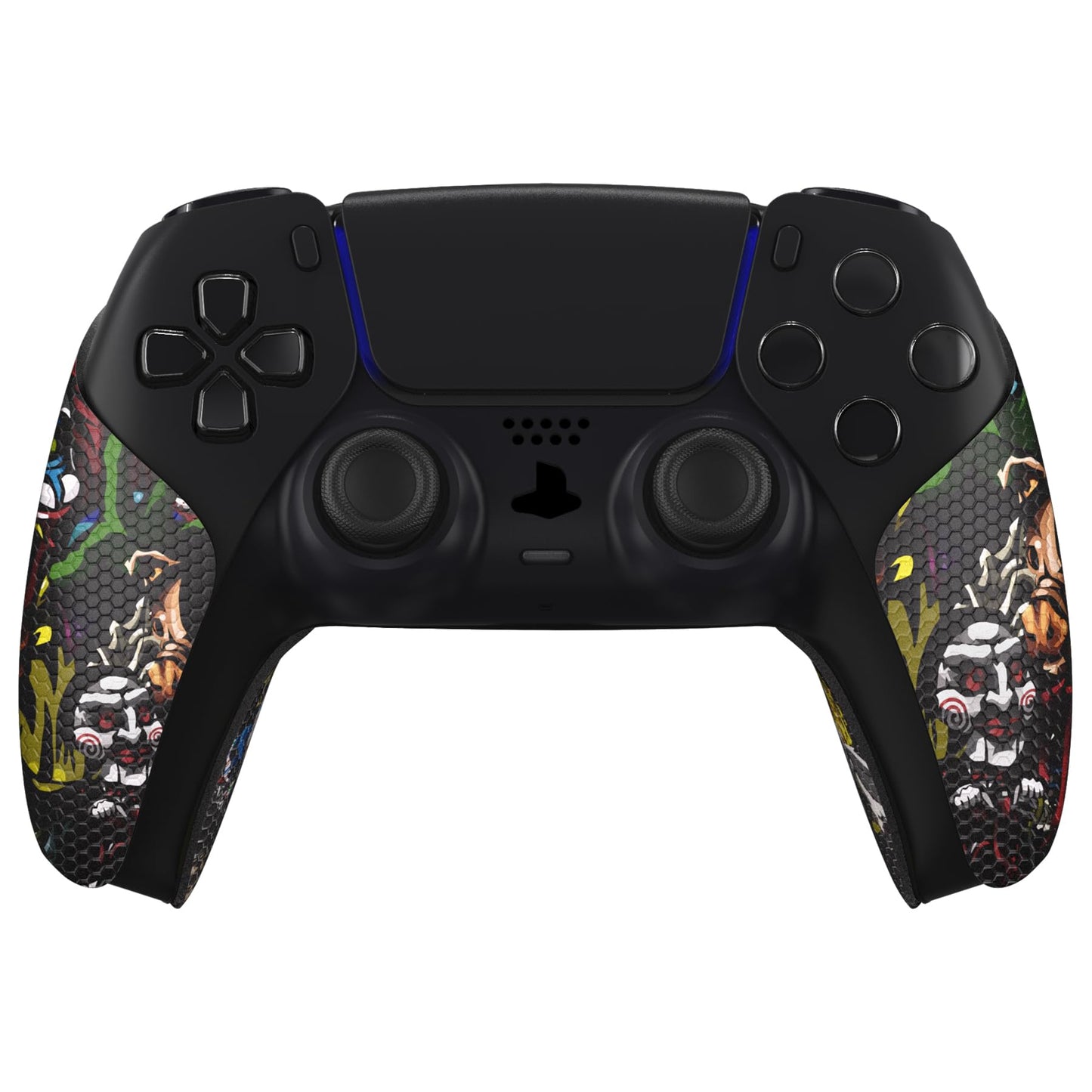 eXtremeRate PlayVital Anti-Skid Sweat-Absorbent Controller Grip for ps5  Professional Textured Soft Rubber Pads Handle Grips for ps5 Controller - Scary Party