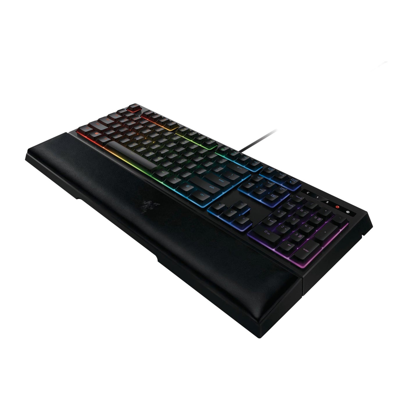 Razer Ornata Chroma Gaming Keyboard - Hybrid Mechanical Switches, RGB Lighting, Black, with Detachable Wrist Rest