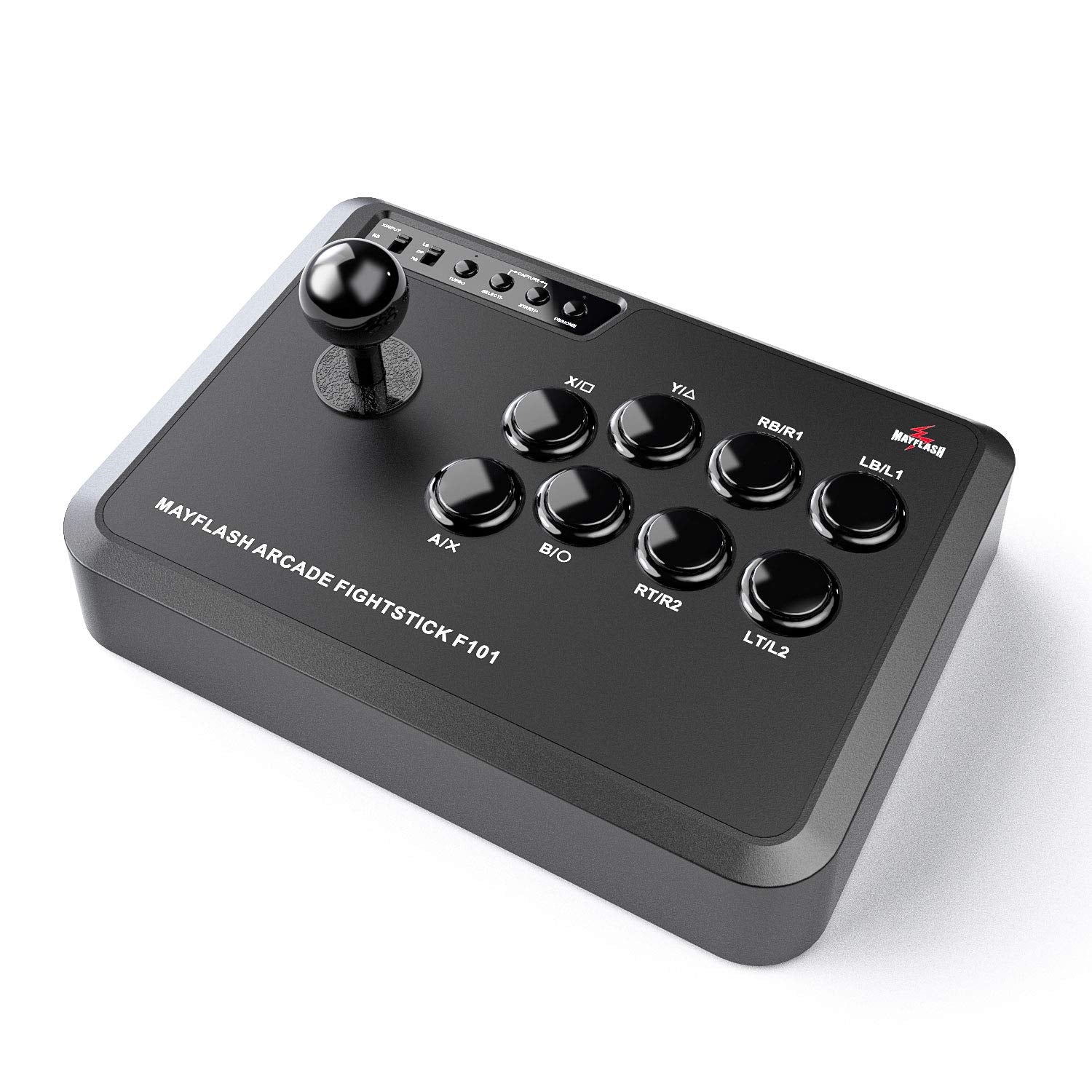 Mayflash F101 Arcade Stick for Nintendo Switch/PC/PS3/Android - Black