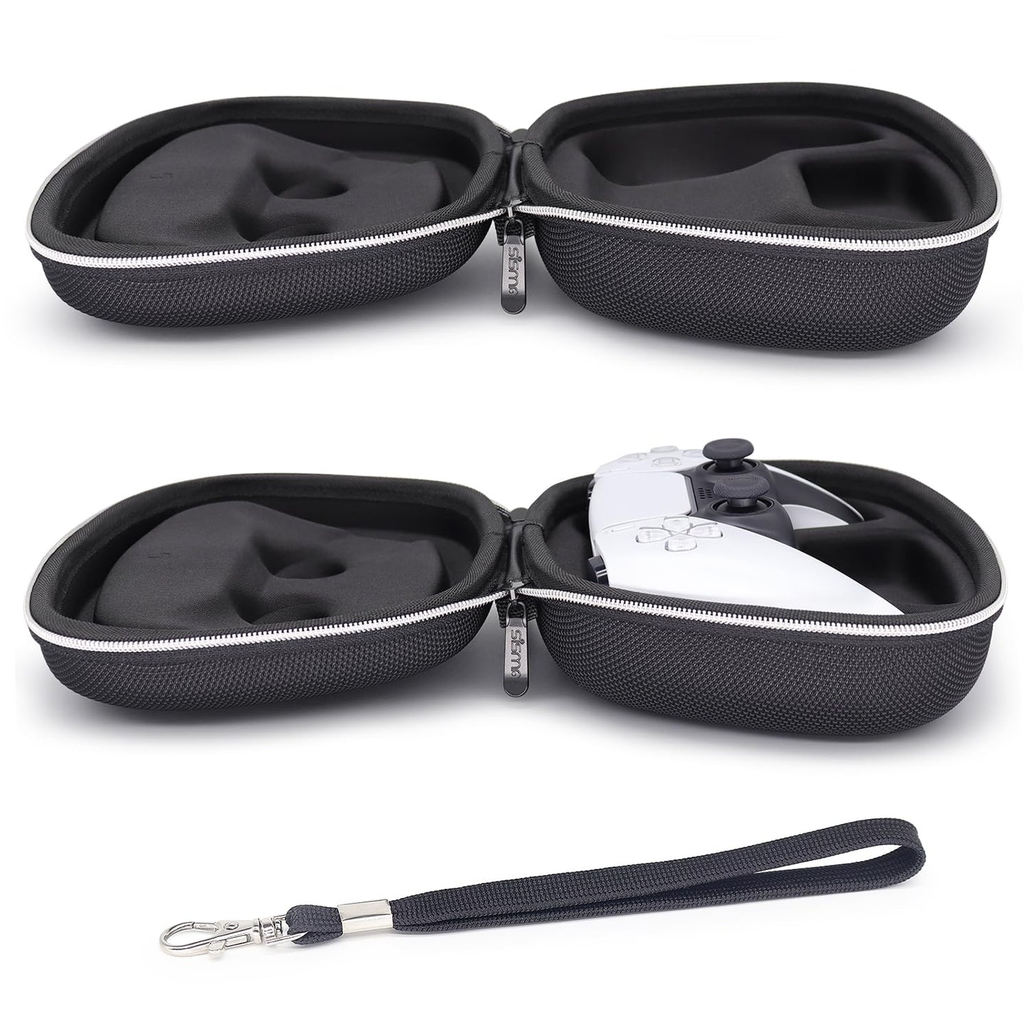 sisma PS5 DualSense Travel Case - Protective Storage Bag, Black, Model SVG2021PS5C, Compatible with PlayStation 5 Controller