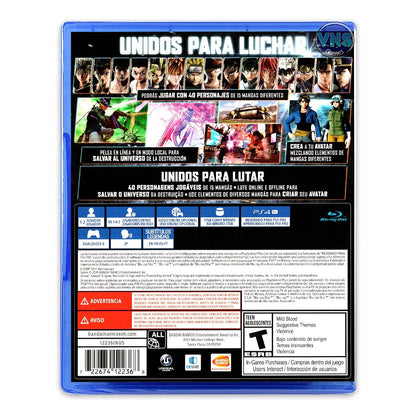 Namco Bandai Jump Force PS4 Game - Model NB000184PS4 - LATAM Edition