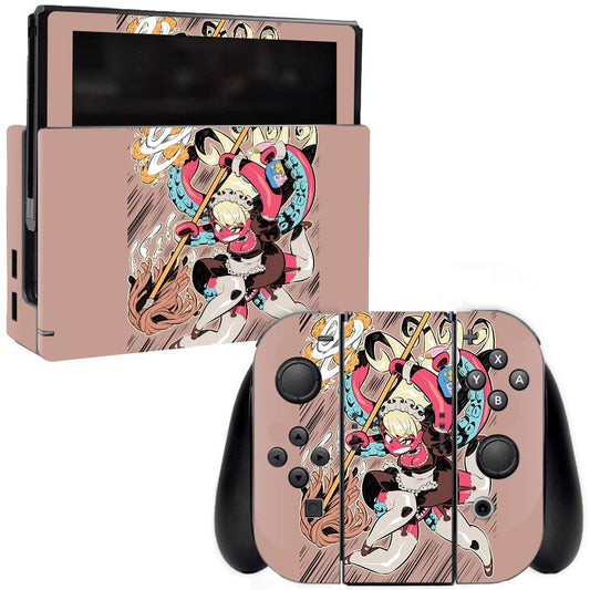 MIGHTY SKINS Nintendo Switch Skin - Octomaid, Durable Vinyl Decal Wrap, Easy Apply/Remove, Model NISWI-Octomaid