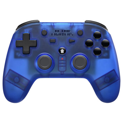 Retro Fighters Wireless Controller for PS1/PS2/PS3/Switch/PC - Blue - Model 745808421014