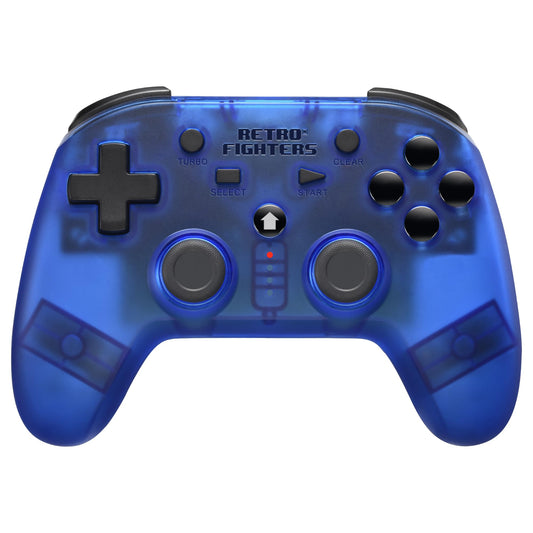 Retro Fighters Wireless Controller for PS1/PS2/PS3/Switch/PC - Blue - Model 745808421014