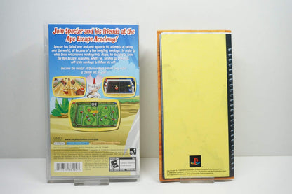 PlayStation Ape Escape Academy - Sony PSP Game, Model 86192, Adventure and Action Gameplay