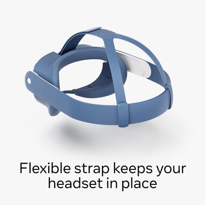 Meta Quest 3 Facial Interface & Head Strap - Elemental Blue - Model 899-00630-01