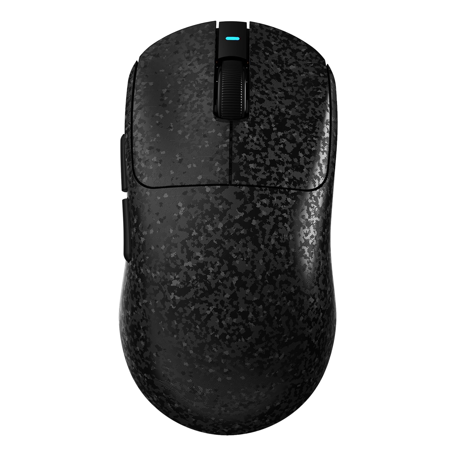 Ajazz AJ199 Wireless Gaming Mouse Ultra-Lightweight 55g Tri-Mode Connection 24000 DPI PAW3311 Sensor Carbon Fiber Shell 500mAh Battery 1K Polling Rate Durable & Anti-Slip Design Black