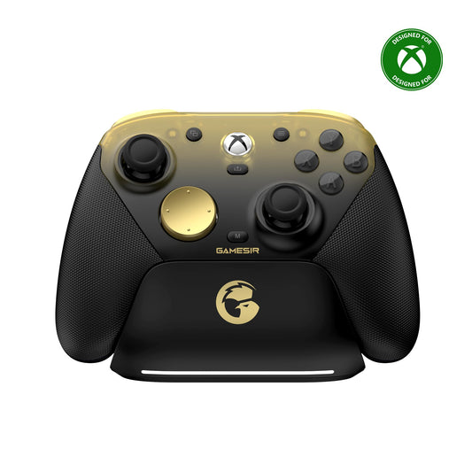 GameSir G7 Pro Wired Controller for Xbox Series X|S  Xbox One  Wireless Gamepad for PC&Android with TMR Sticks  Hall Effect Analog Triggers  1000Hz Polling Rate  3.5mm Audio Jack - Golden