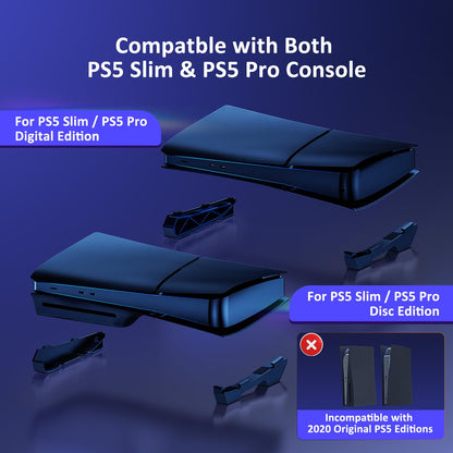 NexiGo Horizontal Stand for PS5 Slim/Pro Console, Minimalist Design, Black, Model 3561 BLK