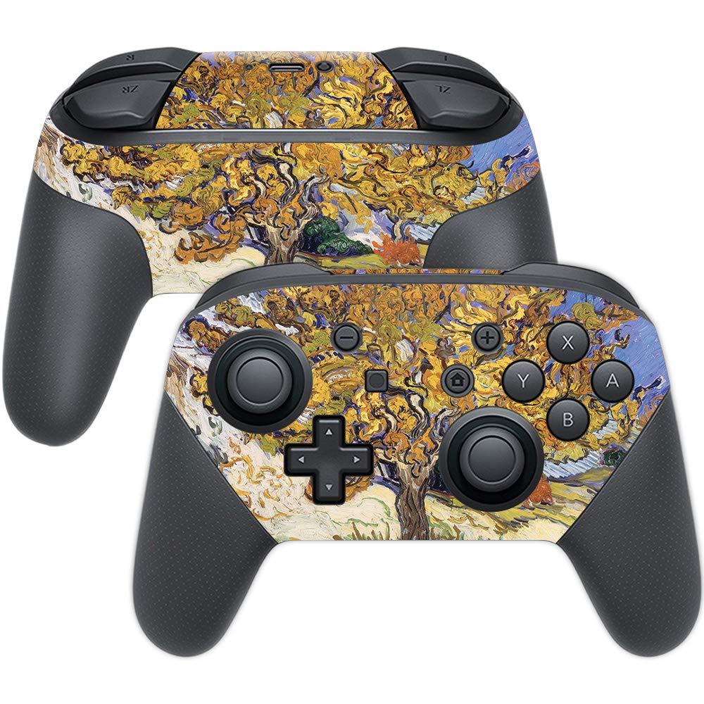 MightySkins Skin Compatible with Nintendo Switch Pro Controller - Mulberry Tree | Protective, Durable, and Unique Vinyl Decal wr