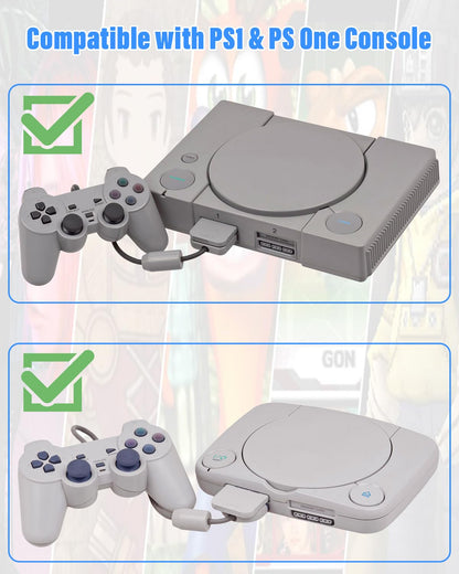 JZW-Shop PS1 Memory Card - 512MB High Speed Game Saver for PS1 & PS One, Black, Model: 7d2be139-1185-497a-aed9