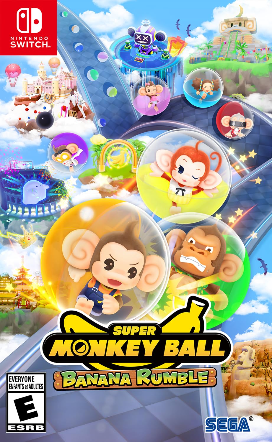 SEGA Super Monkey Ball Banana Rumble: Launch Edition for Nintendo Switch - Model 0010086770353