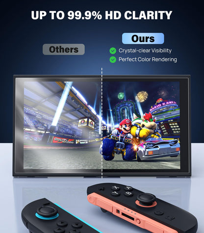 MoKo Screen Protector for Nintendo Switch 2 - Clear Tempered Glass, 7.9", 4 Pack, HD Clarity Accessories