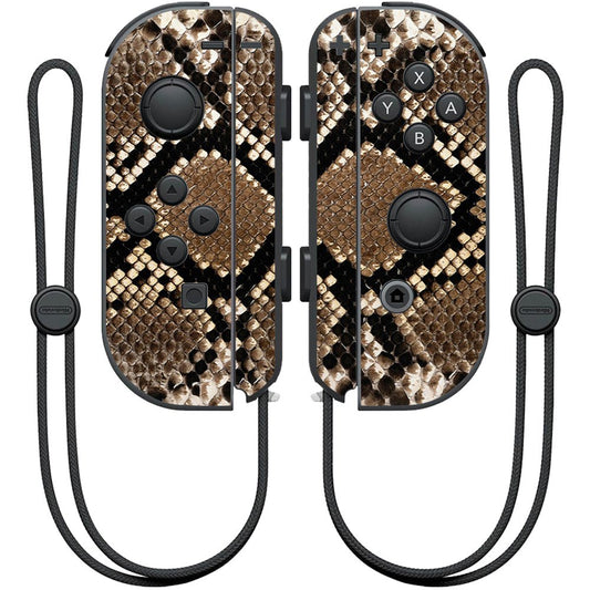 MightySkins Skin Compatible with Nintendo Joy-Con Controller wrap Cover Sticker Skins Rattler