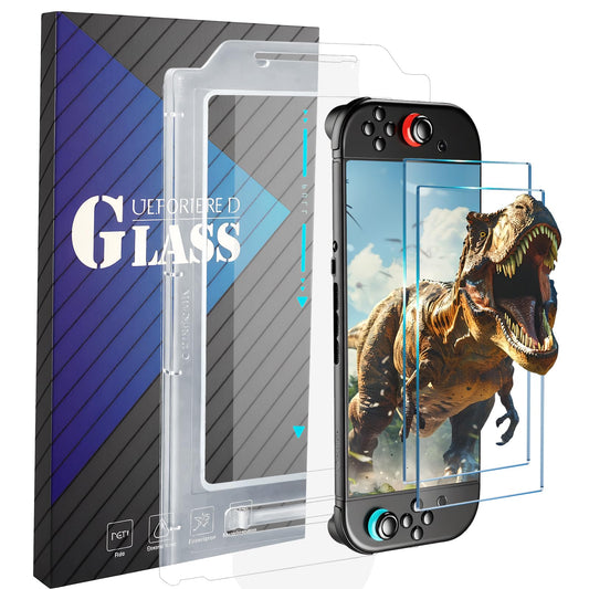 Hiway Tempered Glass Screen Protector for Nintendo Switch 2 - Auto-Alignment, Bubble Free, 9H Hardness, HD Clear, Transparent