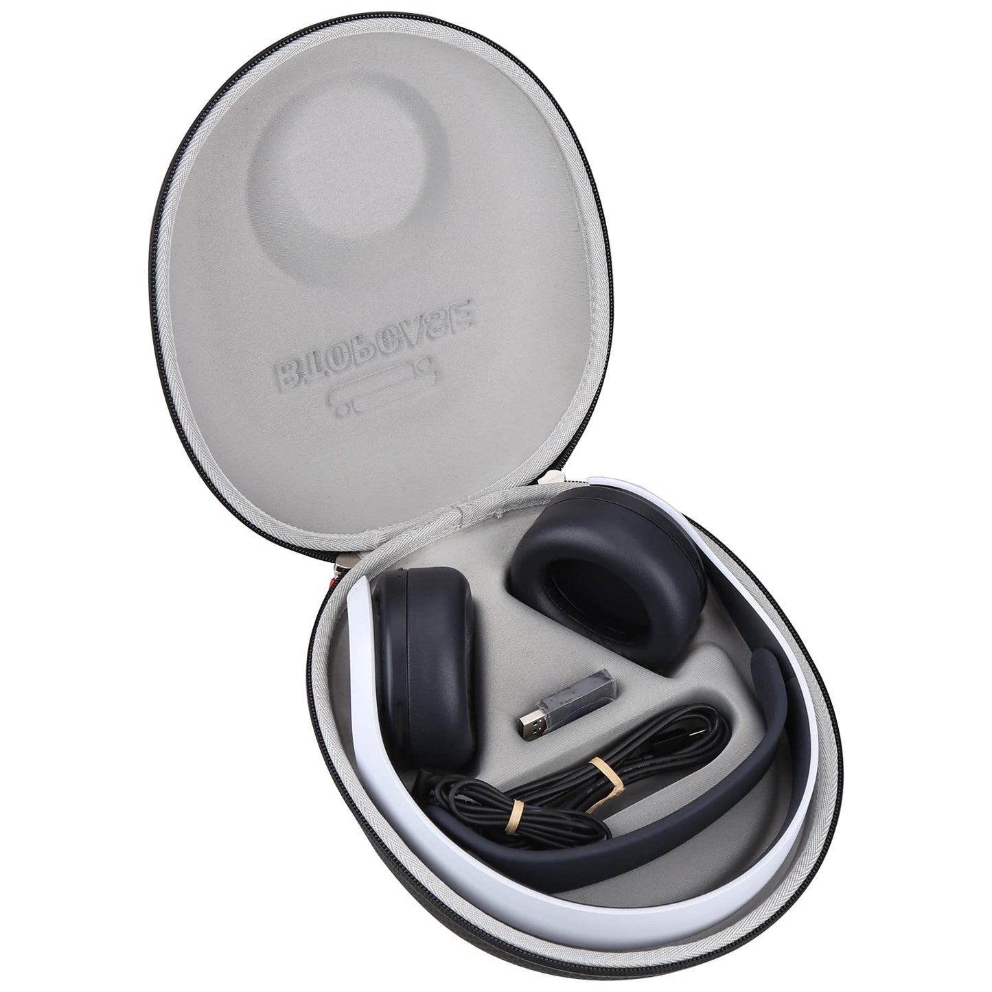 BTOPCASE Hard EVA Protective Carrying Case for Sony PULSE 3D Wireless Headset, Black - Model B009