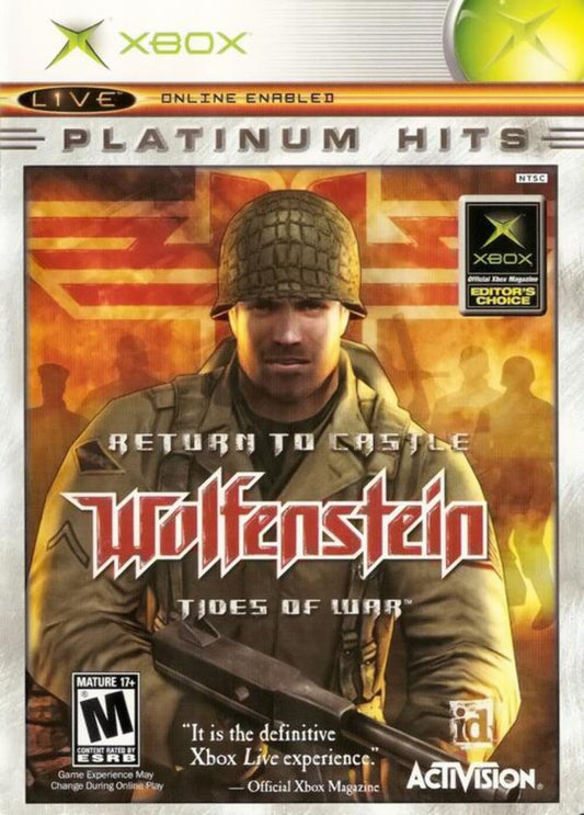 ACTIVISION Return to Castle Wolfenstein: Tides of War for Xbox - Action Shooter Game
