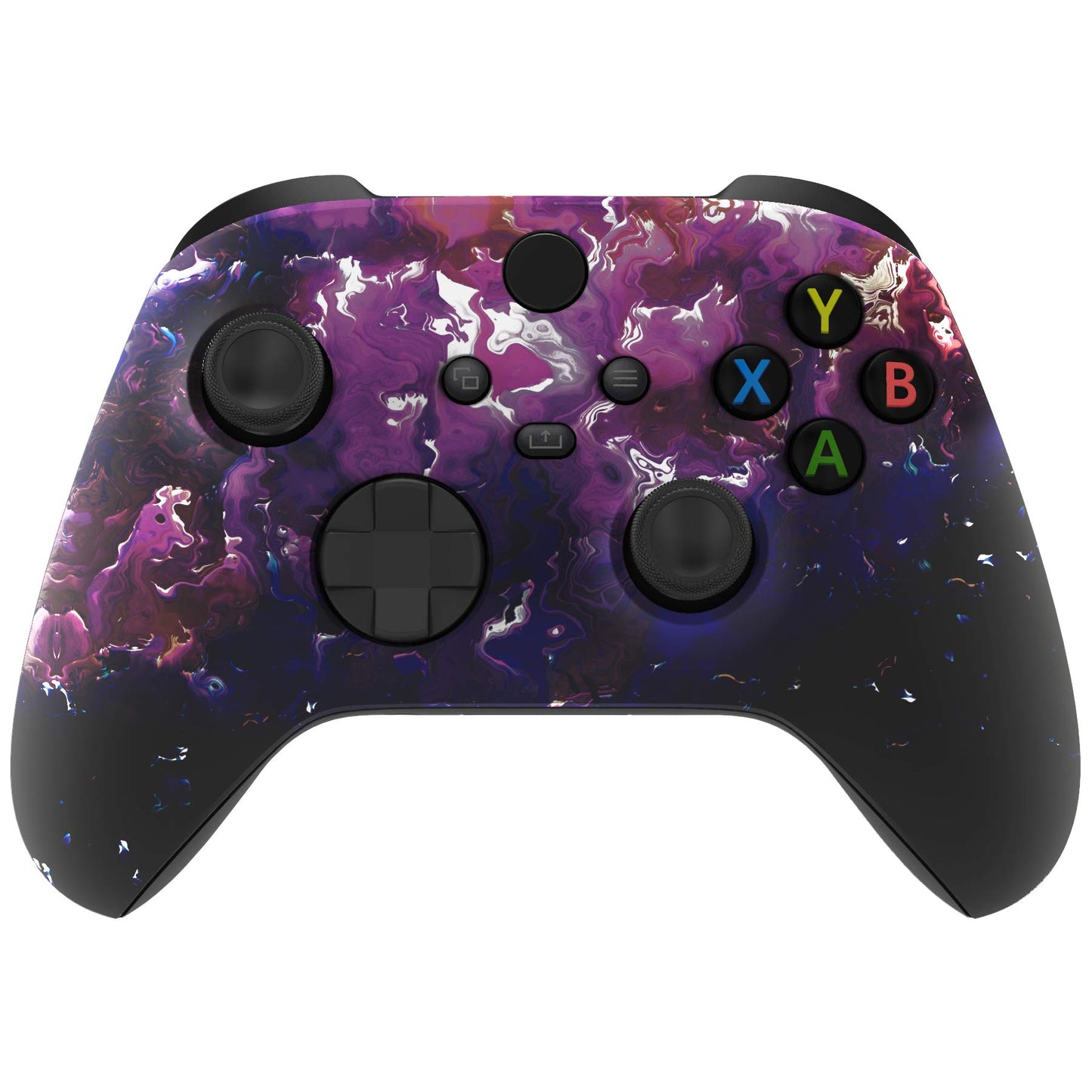 eXtremeRate Replacement Shell for Xbox Series X & S Controller - Unleash Your Style - Surreal Lava Custom Acessories Skin Front 