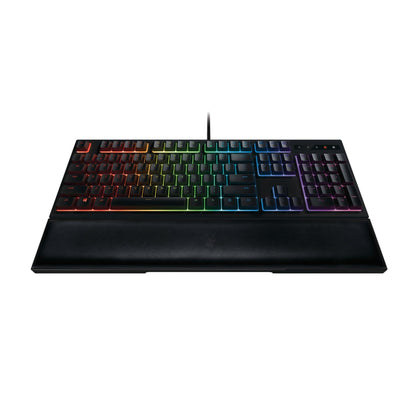 Razer Ornata Chroma Gaming Keyboard - Hybrid Mechanical Switches, RGB Lighting, Black, with Detachable Wrist Rest