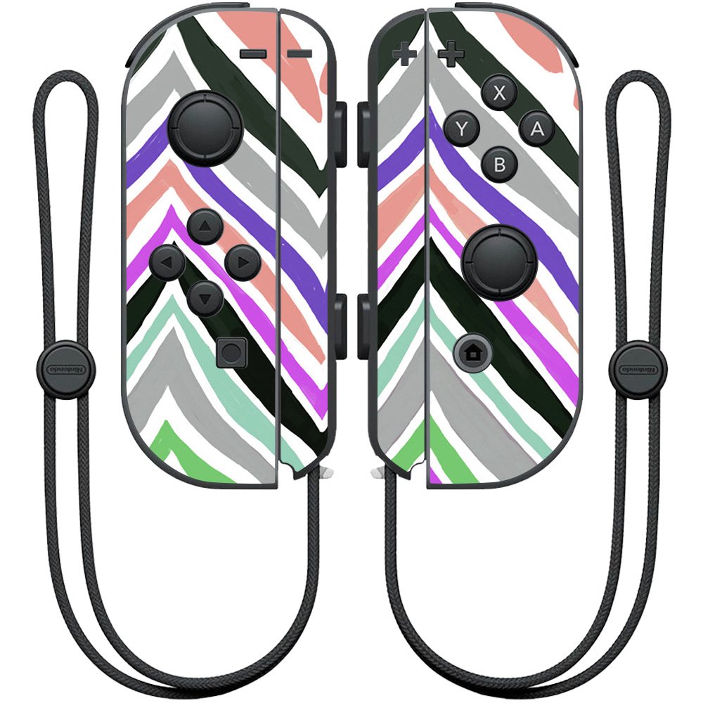 MightySkins Skin Compatible with Nintendo Joy-Con Controller wrap Cover Sticker Skins Color Me