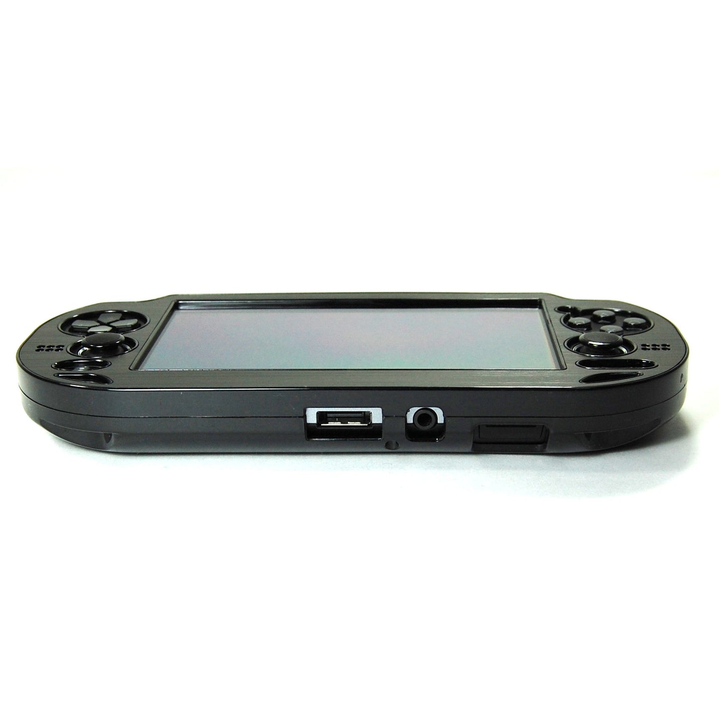 Cosmos Hard Case Cover for PS VITA 1000 - Aluminum Faceplate, Black, Fits Oval Start & Select Buttons (Not for PSV 2000)