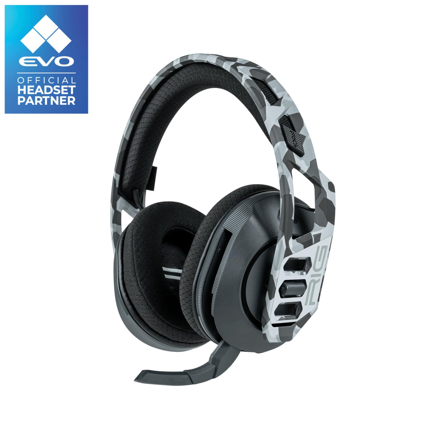 RIG 600 PRO HS Dual Wireless Multiplatform Gaming Headset with 2.4GHz/Bluetooth for PlayStation PS4  PS5  Nintendo Switch  Switch 2  PC  USB  Steam Deck  Android  iPhone - Arctic Camo