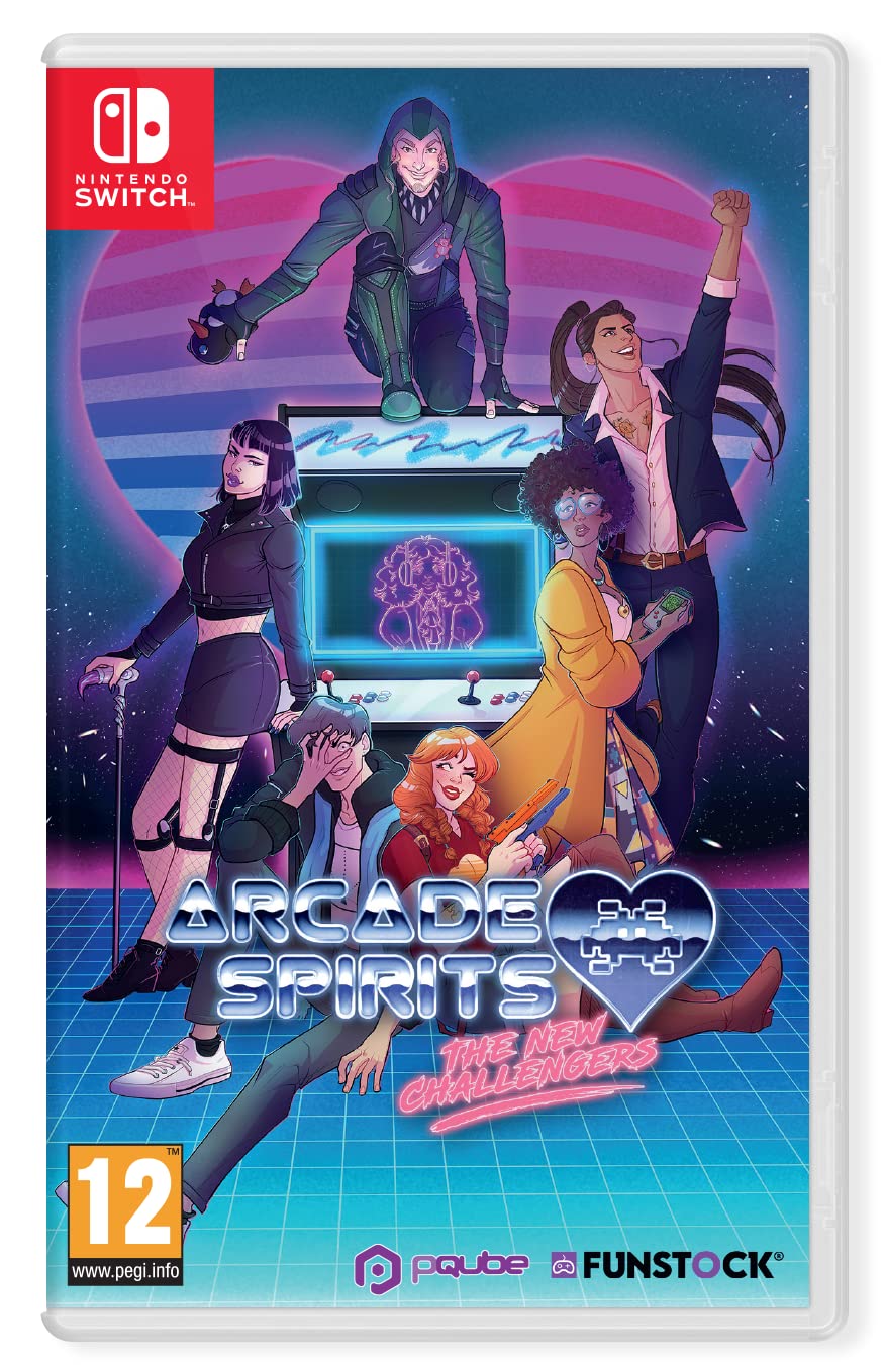 PQube Arcade Spirits: The New Challengers - Model 5060690795889, Engaging Arcade Game Experience