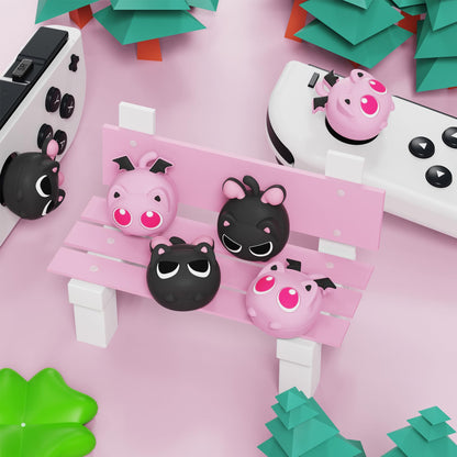 PlayVital Thumb Grip Caps for Nintendo Switch & Lite - Joystick Covers, Model NJM1210, For Switch/OLED/Lite (B)