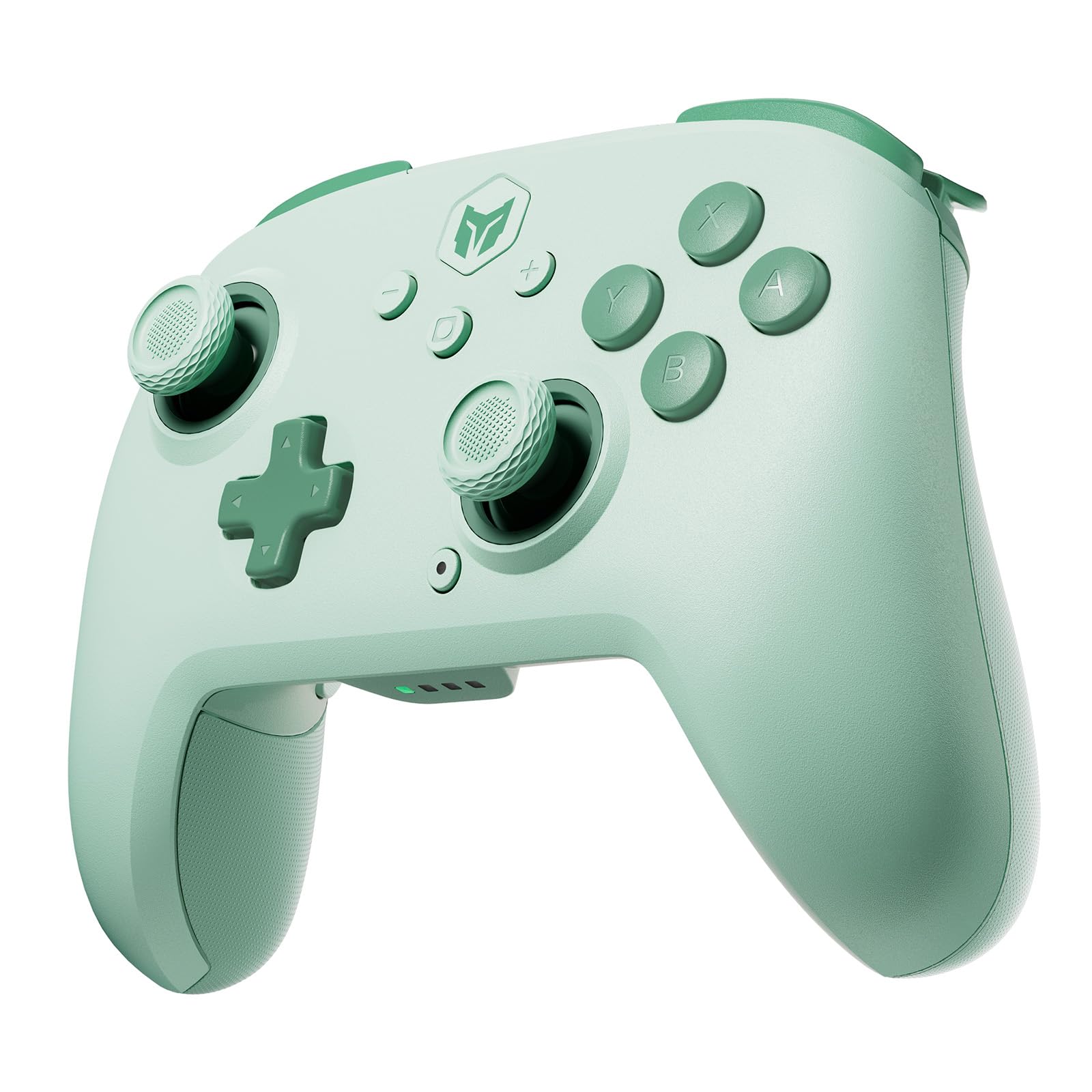 Black Shark BIGBIG WON Wireless Gaming Controller, 6-Axis Gyro, Dual Shock, Macro Programming, Bluetooth, CHOCO-Green