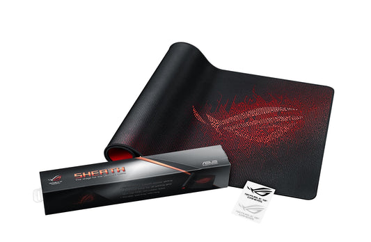 ASUS ROG Sheath Gaming Mouse Pad - Extra-Large 35.4” x 17.3”, Pixel-Precise Tracking, Anti-Fray Edges, Non-Slip Base,