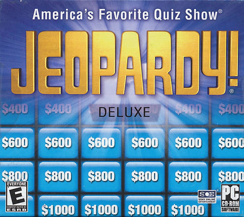 Sony Jeopardy! Deluxe Quiz Show Game - Model 04561, Fun Family Trivia Entertainment