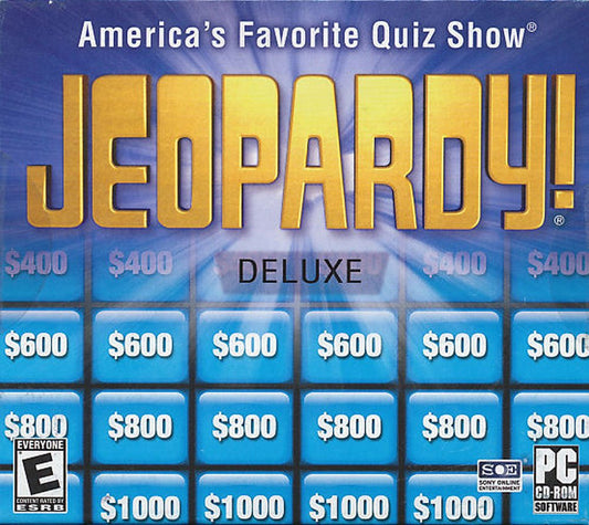 Sony Jeopardy! Deluxe Quiz Show Game - Model 04561, Fun Family Trivia Entertainment