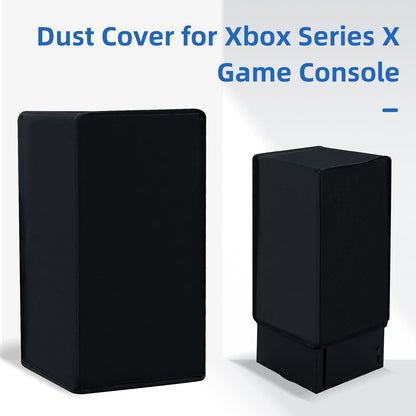 Mcbazel Xbox Series X Dust Cover, Waterproof Oxford Fabric, Anti-Scratch, Easy Access Cable Port, Black, Model MT-000016