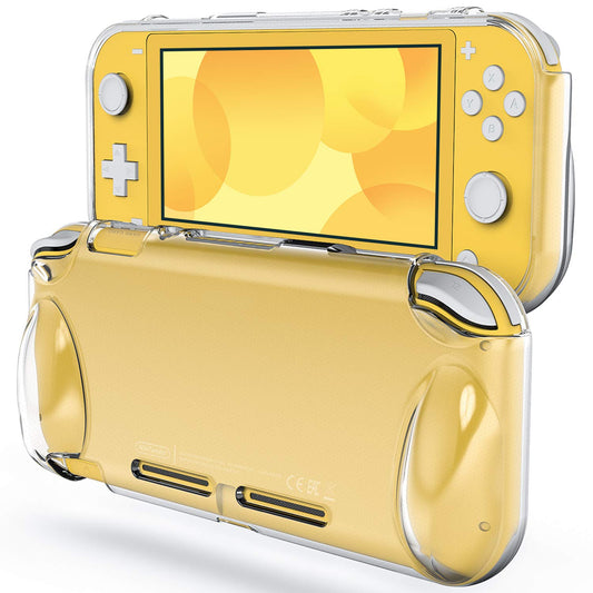 JETech Protective Case for Nintendo Switch Lite 2019  Grip Cover with Shock-Absorption and Anti-Scratch Design (HD Clear)