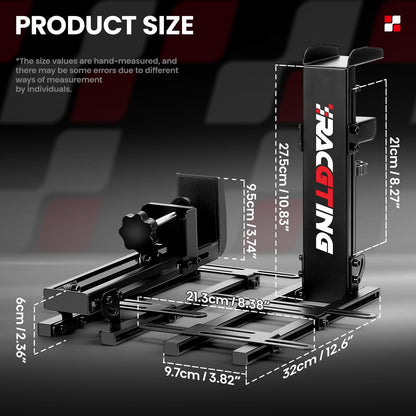 RACGTING Hotas Mount for Logitech X56/X52/X52 Pro & Thrustmaster Joysticks, 2 PCS Black Desk Mount for Flight Simulators