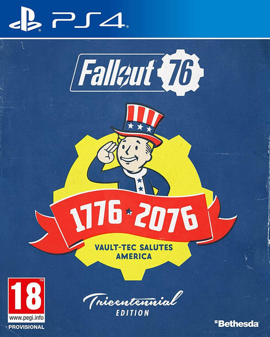Bethesda Fallout 76 Tricentennial Edition PS4 - Limited Edition Game, Model PS401033