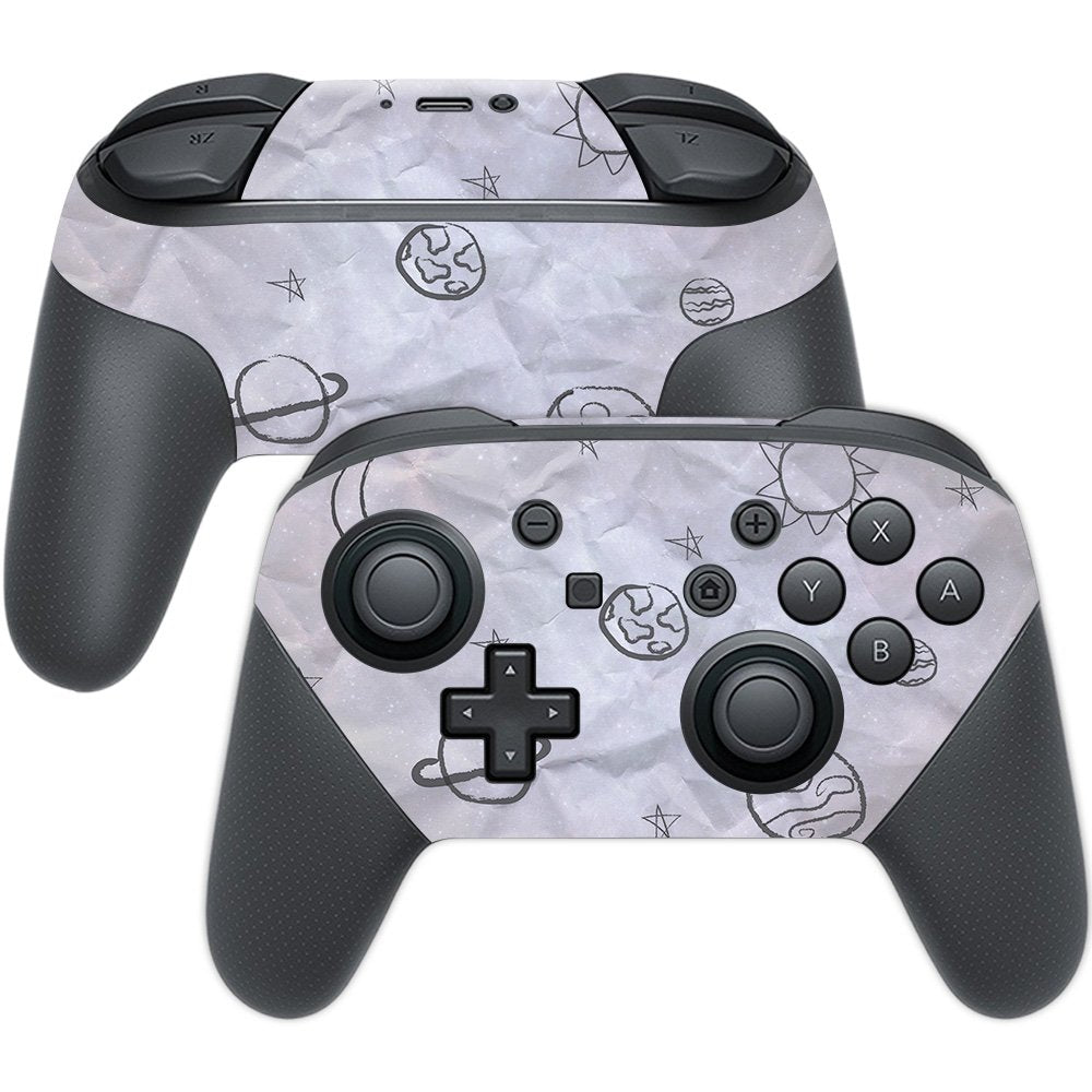 MIGHTY SKINS Nintendo Switch Pro Controller Skin - Kids Outer Space Design, Model NISWPCOI-Kids Outer Space