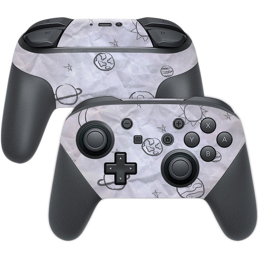 MIGHTY SKINS Nintendo Switch Pro Controller Skin - Kids Outer Space Design, Model NISWPCOI-Kids Outer Space