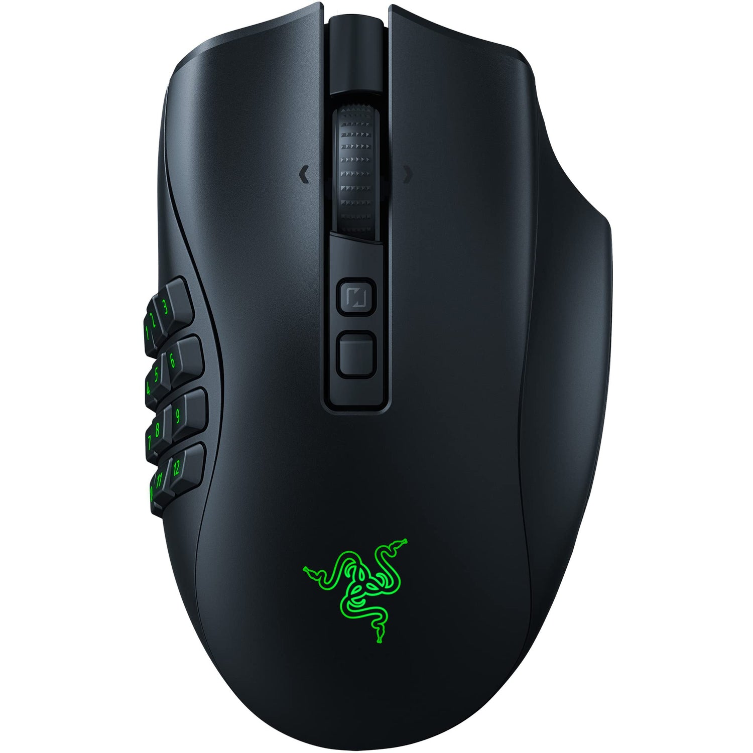 Razer Naga V2 Pro Wireless Gaming Mouse: Interchangeable Side Plate w/ 2  6  12 Button Configurations - Focus+ 20K DPI Optical Sensor - Fastest Gaming Mouse Switch - Chroma RGB Lighting (refurbished)