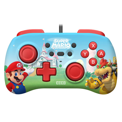 HORI Nintendo Switch HORIPAD Mini Controller - Officially Licensed, Model NSW-276U, Super Mario Design