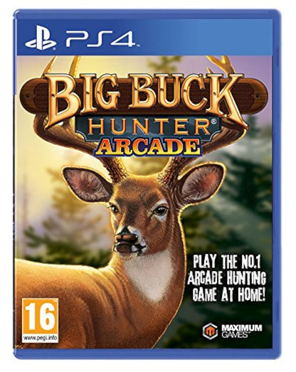 Maximum Games Big Buck Hunter Arcade - PS4 Game, Model BBU-PS4, Classic Hunting Experience