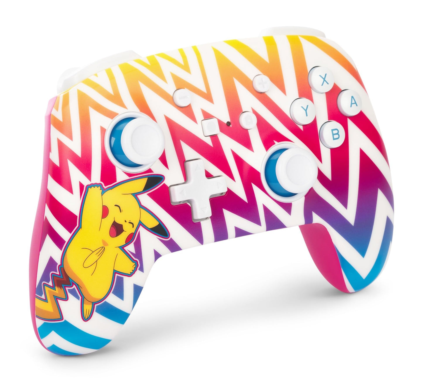 PowerA Enhanced Wireless Controller for Nintendo Switch - Pikachu Vibrant, Bluetooth, Advanced Gaming Buttons, Model NSGP0262-01